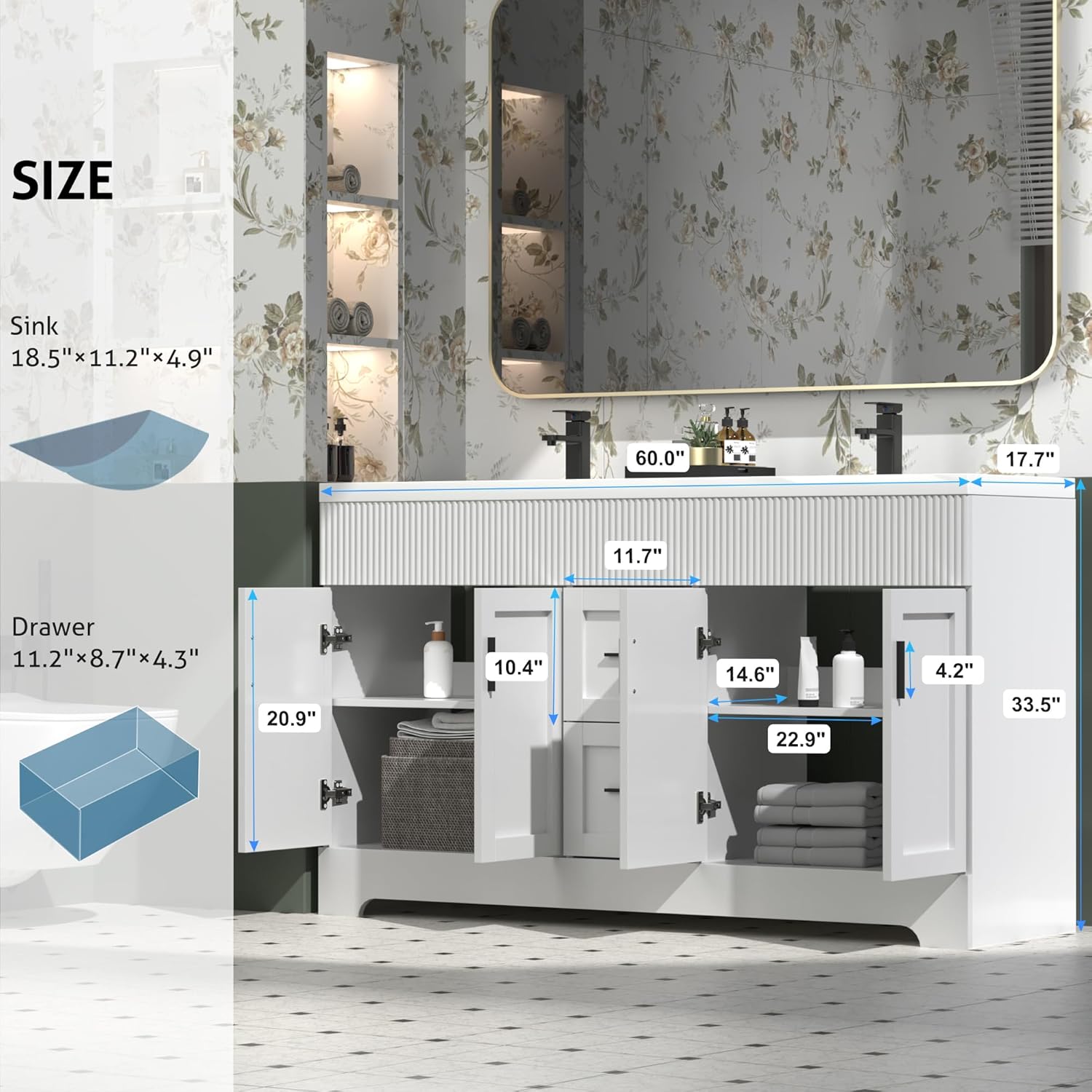 eclife 60 Inch Bathroom Vanity Review: Pros & Cons 2 eclife 60 inch bathroom vanity review,eclife bathroom vanity review and rating,is eclife 60 vanity worth buying,eclife 60 vanity review pros cons,eclife vanity review honest opinion,eclife 60 bathroom vanity review verdict — design and build quality detail